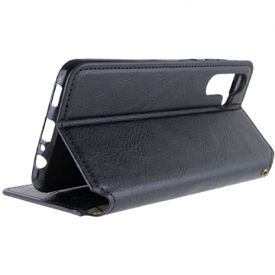 Шкіряний чохол-книжка GETMAN Cubic (PU) для Samsung Galaxy M14 5G Чорний