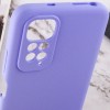 Чохол Silicone Cover Lakshmi Full Camera (AAA) для Xiaomi Redmi Note 11 (Global) / Note 11S Бузковий / Dasheen