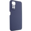 Чехол Silicone Cover Lakshmi Full Camera (AAA) для Xiaomi Redmi Note 11 (Global) / Note 11S Темно-синий / Midnight blue