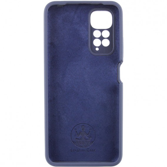 Чехол Silicone Cover Lakshmi Full Camera (AAA) для Xiaomi Redmi Note 11 (Global) / Note 11S Темно-синий / Midnight blue