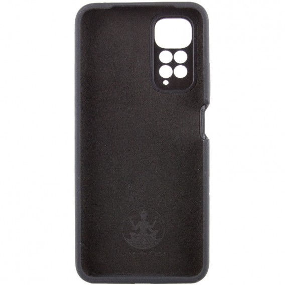 Чохол Silicone Cover Lakshmi Full Camera (AAA) для Xiaomi Redmi Note 11 (Global) / Note 11S Чорний / Black