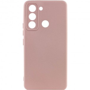 Чохол Silicone Cover Lakshmi Full Camera (A) для TECNO Spark 8C Рожевий / Pink Sand