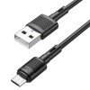 Дата кабель Hoco X83 Victory USB to MicroUSB (1m) Black
