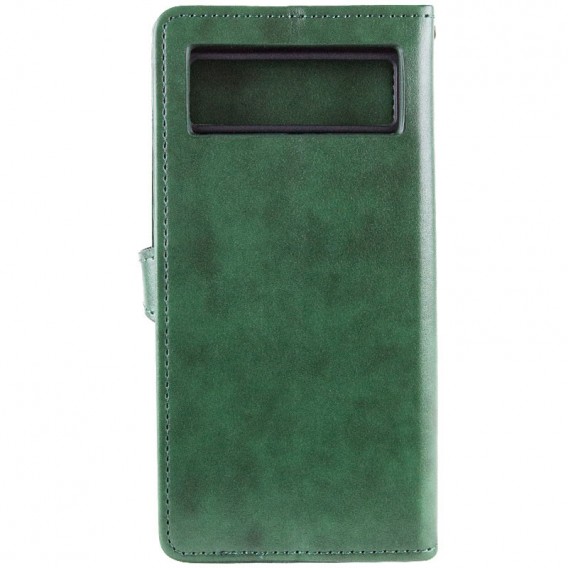 Шкіряний чохол-книжка GETMAN Gallant (PU) для Google Pixel 6 Зелений