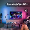 Настільна LED лампа RGB Intelligent circular atmosphere light Bluetooth USB with app Black