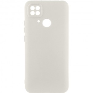 Чохол Silicone Cover Lakshmi Full Camera (AAA) для Xiaomi Redmi 10C Білий / White