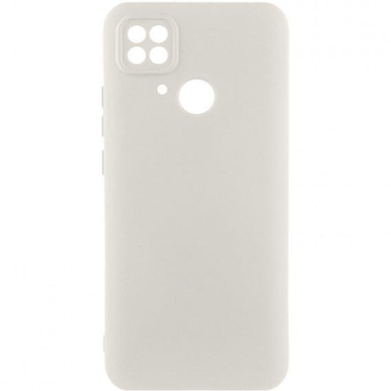 Чохол Silicone Cover Lakshmi Full Camera (AAA) для Xiaomi Redmi 10C Білий / White