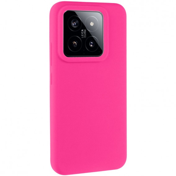 Чохол Silicone Cover Lakshmi (AAA) для Xiaomi 14 Pro Рожевий / Barbie pink