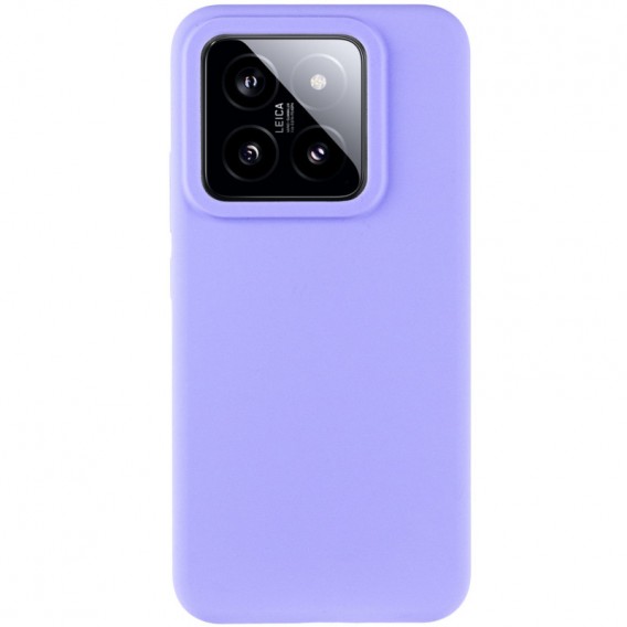 Чохол Silicone Cover Lakshmi (AAA) для Xiaomi 14 Pro Бузковий / Dasheen