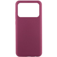 Чохол Silicone Cover Lakshmi (AAA) для Xiaomi Poco X6 Pro Бордовий / Plum