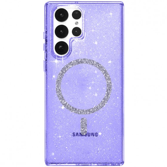 Чохол TPU Eclipse Sparkle (MagFit) для Samsung Galaxy S24 Ultra Purple
