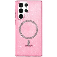 Чохол TPU Eclipse Sparkle (MagFit) для Samsung Galaxy S24 Ultra Pink