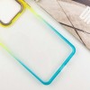 Чехол TPU+PC Fresh sip series для Xiaomi Redmi Note 13 Pro 4G / Poco M6 Pro 4G / Note 14S Бирюзовый / Оранжевый