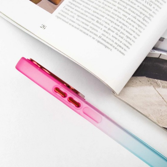 Чехол TPU+PC Fresh sip series для Xiaomi Redmi Note 13 Pro 4G / Poco M6 Pro 4G / Note 14S Синий / Розовый