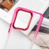 Чехол TPU+PC Fresh sip series для Xiaomi Redmi 12 Салатовый / Розовый