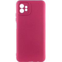Чохол TPU GETMAN Liquid Silk Full Camera для Motorola Moto G32 Бордовий / Marsala