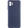 Чохол TPU GETMAN Liquid Silk Full Camera для Motorola Moto G32 Синій / Midnight Blue