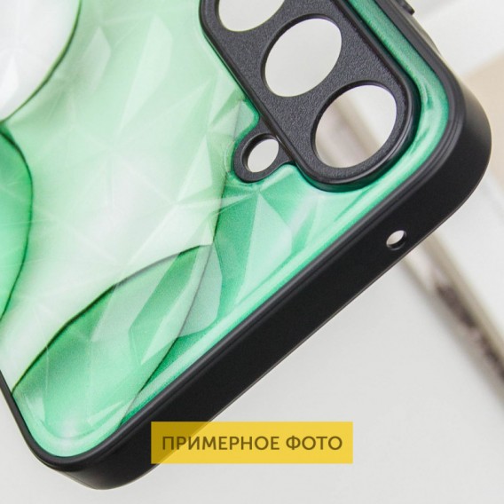 TPU+PC чехол Prisma BubbleGum для Xiaomi Redmi 13C / Poco C65 3D Green