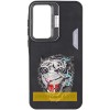 TPU+PC чехол Friends для Xiaomi Poco X6 / Note 13 Pro 5G Black Tiger