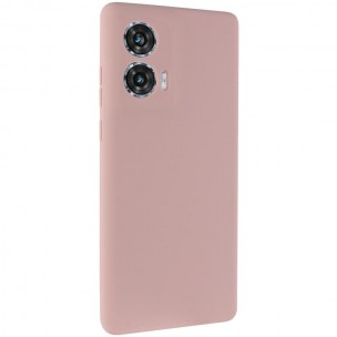 Чохол Silicone Cover Lakshmi Full Camera (AA) для Motorola Edge 50 Рожевий / Pink Sand