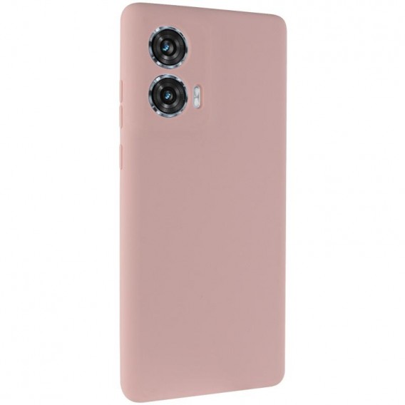 Чохол Silicone Cover Lakshmi Full Camera (AA) для Motorola Edge 50 Рожевий / Pink Sand