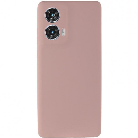 Чохол Silicone Cover Lakshmi Full Camera (AA) для Motorola Edge 50 Рожевий / Pink Sand