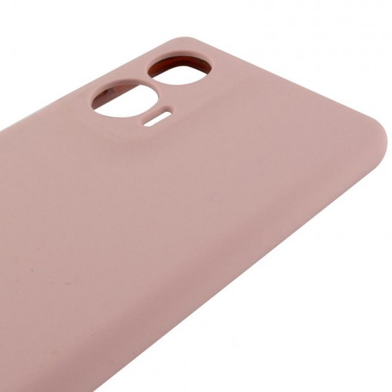 Чохол Silicone Cover Lakshmi Full Camera (AA) для Motorola Edge 50 Рожевий / Pink Sand