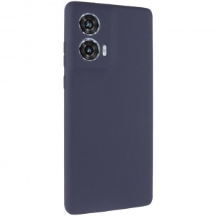 Чехол Silicone Cover Lakshmi Full Camera (AA) для Motorola Edge 50 Синий / Midnight Blue