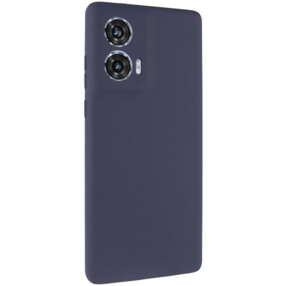 Чохол Silicone Cover Lakshmi Full Camera (AA) для Motorola Edge 50 Синій / Midnight Blue