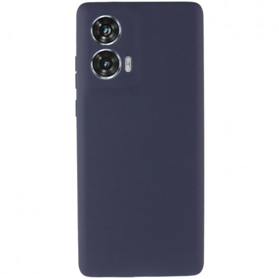 Чохол Silicone Cover Lakshmi Full Camera (AA) для Motorola Edge 50 Синій / Midnight Blue