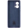 Чохол Silicone Cover Lakshmi Full Camera (AA) для Motorola Edge 50 Синій / Midnight Blue