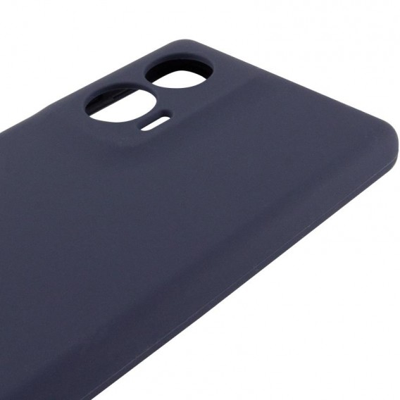 Чохол Silicone Cover Lakshmi Full Camera (AA) для Motorola Edge 50 Синій / Midnight Blue
