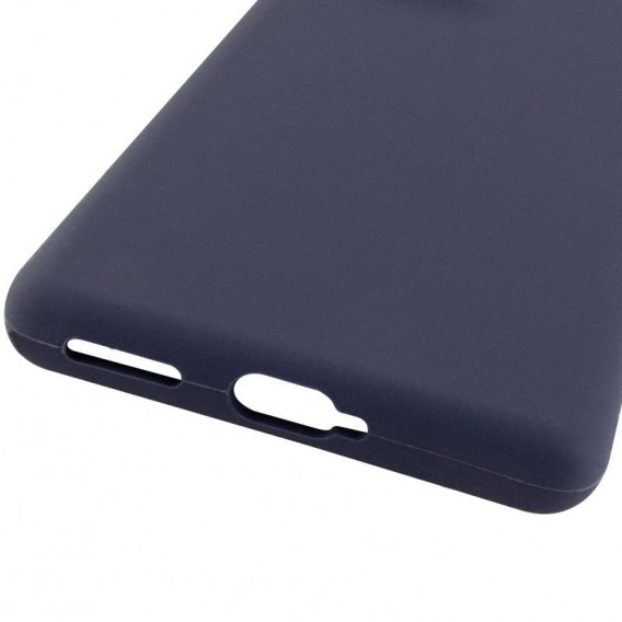 Чохол Silicone Cover Lakshmi Full Camera (AA) для Motorola Edge 50 Синій / Midnight Blue