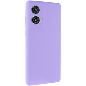 Чехол Silicone Cover Lakshmi Full Camera (AA) для Motorola Edge 50 Сиреневый / Dasheen