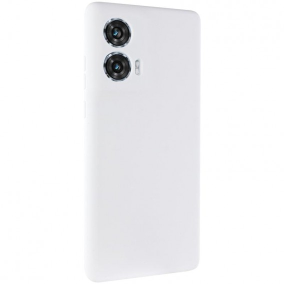Чохол Silicone Cover Lakshmi Full Camera (AA) для Motorola Edge 50 Білий / White