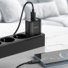 МЗП Hoco C140A Smart QC3.0 18W (1USB-A) + кабель USB to Type-C Black