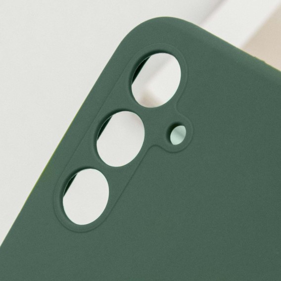 Чохол Silicone Cover Lakshmi Full Camera (AAA) для Samsung Galaxy S25+ Зелений / Cyprus Green