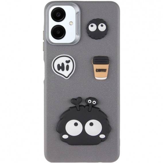 Чохол TPU Leather Toys для Samsung Galaxy A06 Monster / Grey