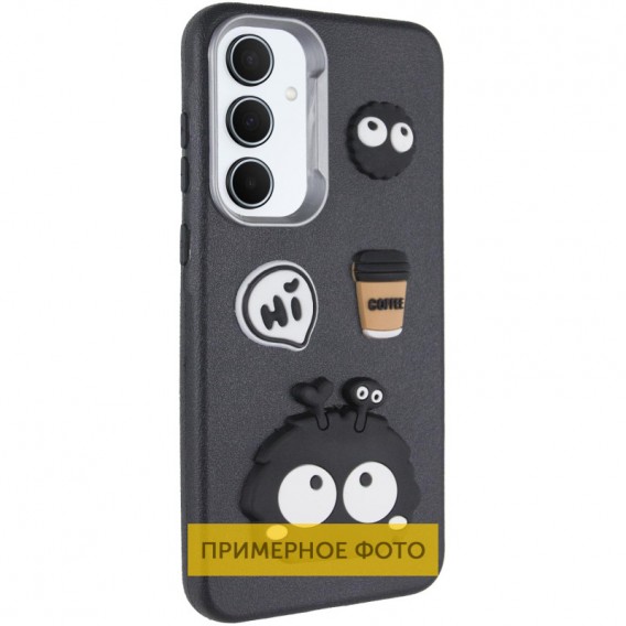 Чехол TPU Leather Toys для Xiaomi Redmi 13C / Poco C65 Monster / Black