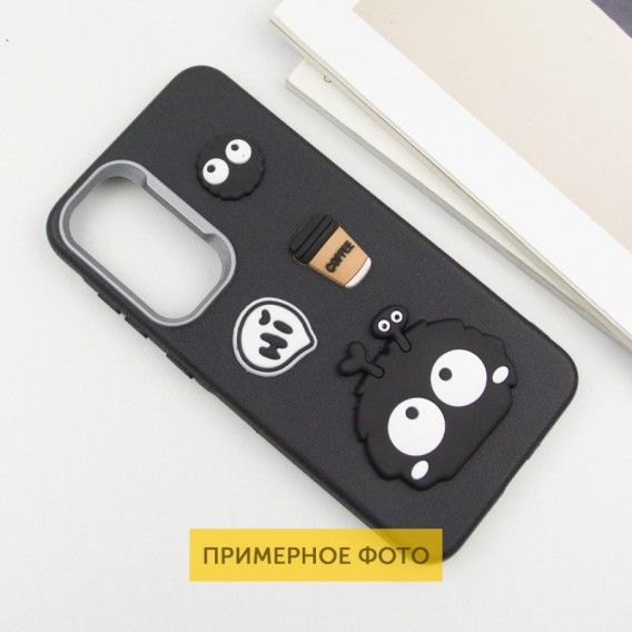 Чехол TPU Leather Toys для Xiaomi Redmi 13C / Poco C65 Monster / Black