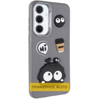 Чохол TPU Leather Toys для Xiaomi Redmi 14C / Redmi A4 / Poco C75 Monster / Grey