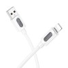Дата кабель Borofone BX114 Structure USB to Lightning 2.4A (1m) White