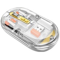 Миша бездротова Hoco GM35 General Bluetooth + 2.4G Space Gray