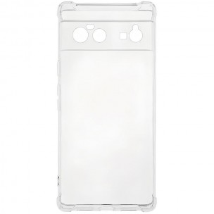 TPU чохол GETMAN Ease logo посилені кути Full Camera для Google Pixel 6 Безбарвний (прозорий)