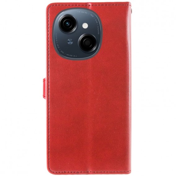 Шкіряний чохол-книжка GETMAN Gallant (PU) для TECNO Spark Go 1 (KL4) Червоний