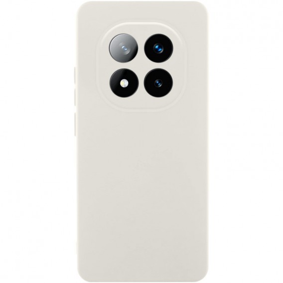 Чехол Silicone Cover Lakshmi Full Camera (AA) with logo для Xiaomi Redmi Note 14 Pro 4G/5G Белый / White