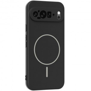 Чохол Silicone Cover Lakshmi Full Camera (AA) with MagFit для Google Pixel 9 Pro XL Чорний / Black
