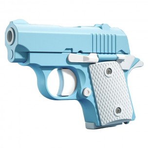 Дитячий іграшковий пістолет-антистрес Blue / White Дитячий іграшковий пістолет-антистрес Blue / White