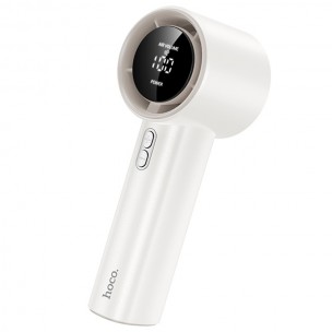 Портативный вентилятор Hoco HX64 Hurricane high speed handheld fan 3600 mAh White