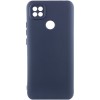 Чохол Silicone Cover Lakshmi Full Camera (AAA) для Xiaomi Redmi 10A Темно-синій / Midnight blue